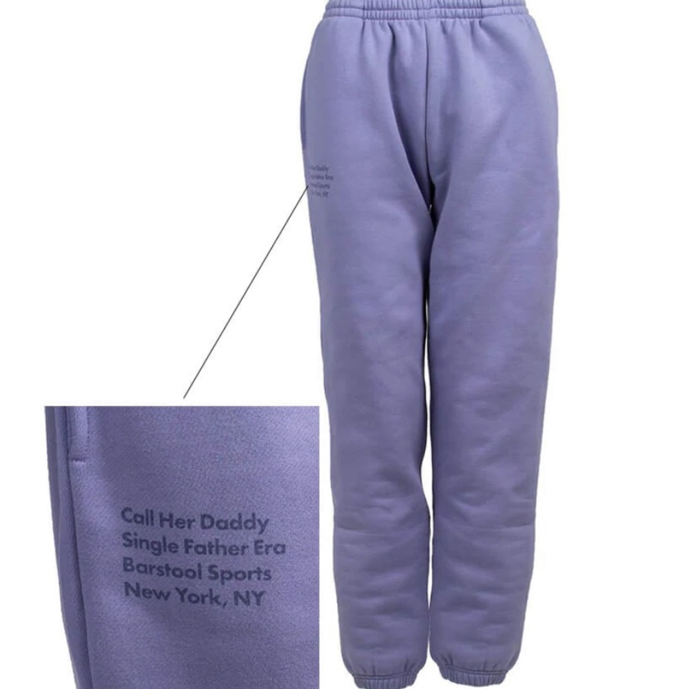 Call Her Daddy Purple Joggers Sweatpants
